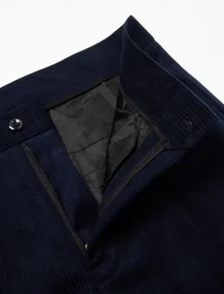 Men's Dress Pants Corduroy Pants Winter Pants Trousers Slacks Pocket Plain Comfort Breathable Outdoor Daily Going out Fashion Casual Black Army Green