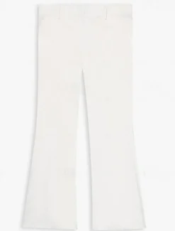 Men's Dress Pants Flared Pants Bell Bottom Trousers Casual Pants Pocket Plain Comfort Breathable Full Length Outdoor Daily Going out Fashion Streetwear Black White Stretchy