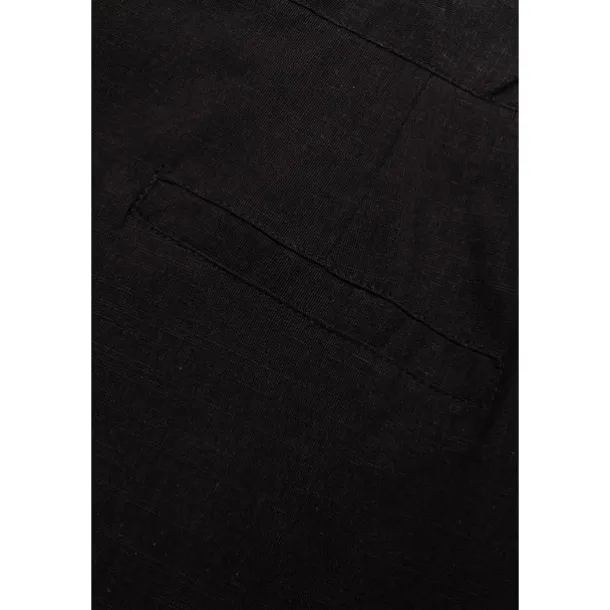 Men's Dress Pants Linen Pants Summer Pants Pleated Pants Front Pocket Straight Leg Plain Comfort Breathable Casual Daily Holiday Fashion Basic Black White