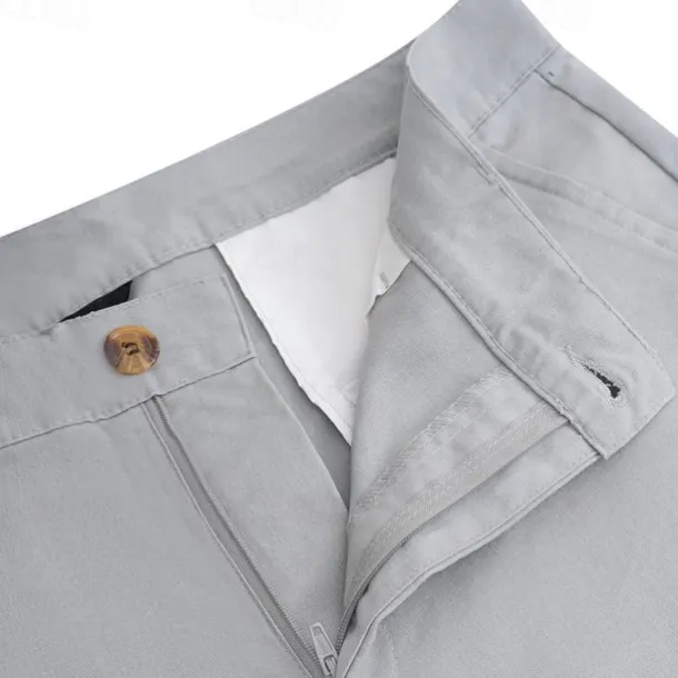 Men's Dress Pants Linen Pants Trousers Summer Pants Buttons Front Pocket Straight Leg Plain Comfort Breathable Casual Daily Holiday Fashion Basic Black White