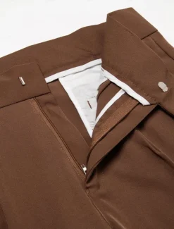 Men's Dress Pants Trousers Slacks Pleated Pants Suit Pants High Rise Plain Comfort Breathable Wedding Outdoor Daily Elegant Vintage Black White