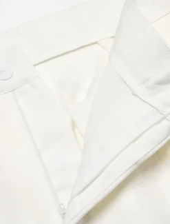 Men's Dress Pants Trousers Suit Pants Front Pocket Straight Leg Plain Comfort Wedding Business Beach Fashion Chic & Modern Black White