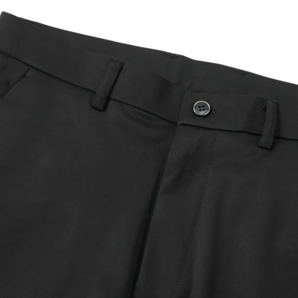 Men's Dress Pants Trousers Slacks Flat Front Pants Suit Pants Straight Leg Geometry Stretch No-Iron Formal Wedding Business Classic Style Casual Black Royal Blue High Waist Stretchy