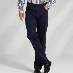 Men's Dress Pants Zipper Pocket Solid Color Breathable Full Length Formal Office Work Chic & Modern Formal Navy Blue Khaki Micro-elastic