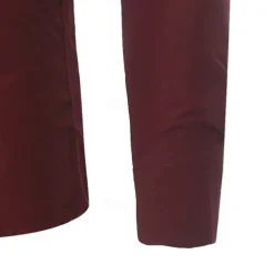 Men's Dress Shirt Button Up Shirt Black White Wine Long Sleeve Color Block Button Down Collar Spring & Fall Wedding Daily Clothing Apparel Collared Shirts