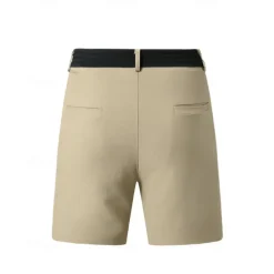 Men's Dress Shorts Burmuda Shorts Work Shorts Pocket Plain Comfort Breathable Knee Length Outdoor Business Fashion Casual Black Navy Blue