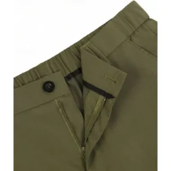 Men's Dress Shorts Burmuda Shorts Work Shorts Pocket Elastic Waist Plain Comfort Breathable Knee Length Outdoor Business Fashion Casual Black Khaki