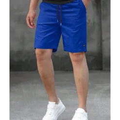 Men's Dress Shorts Burmuda Shorts Work Shorts Pocket Drawstring Plain Comfort Breathable Knee Length Outdoor Business Fashion Casual Black Pink