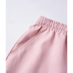 Men's Dress Shorts Burmuda Shorts Work Shorts Pocket Drawstring Plain Comfort Breathable Knee Length Outdoor Business Fashion Casual Black Pink