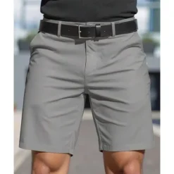 Men's Dress Shorts Burmuda Shorts Work Shorts Pocket Plain Comfort Breathable Knee Length Outdoor Business Fashion Casual Black White