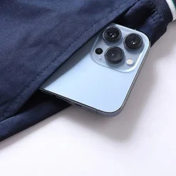 Men's Dress Shorts Work Shorts Drawstring Elastic Waist Multi Pocket Plain Comfort Wearable Knee Length Outdoor Sport Daily Fashion Casual Black Navy Blue