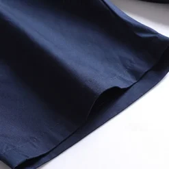 Men's Dress Shorts Work Shorts Drawstring Elastic Waist Multi Pocket Plain Comfort Wearable Knee Length Outdoor Sport Daily Fashion Casual Black Navy Blue