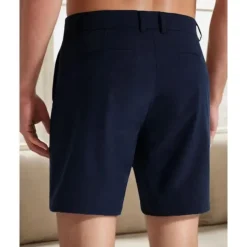 Men's Dress Shorts Work Shorts Golf Shorts Pocket Plain Comfort Breathable Knee Length Outdoor Business Sports Casual Blue Khaki