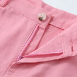 Men's Dress Shorts Work Shorts Golf Shorts Pocket Plain Comfort Breathable Short Outdoor Business Sports Casual White Yellow