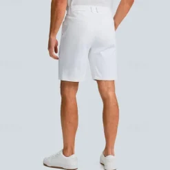 Men's Dress Shorts Work Shorts Golf Shorts Pocket Plain Comfort Breathable Knee Length Outdoor Business Sports Casual Black White