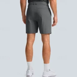 Men's Dress Shorts Work Shorts Golf Shorts Pocket Plain Comfort Breathable Knee Length Outdoor Business Sports Casual Black White