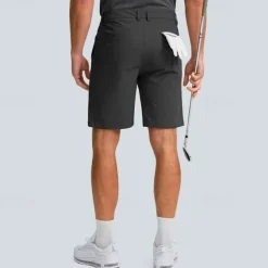 Men's Dress Shorts Work Shorts Golf Shorts Pocket Plain Comfort Breathable Knee Length Outdoor Business Sports Casual Black White