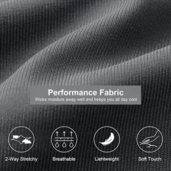 Men's Dress Shorts Work Shorts Golf Shorts Pocket Plain Comfort Breathable Knee Length Outdoor Business Sports Casual Black White