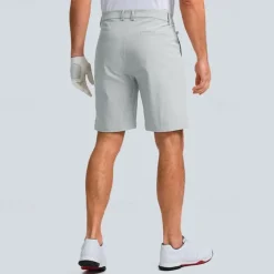 Men's Dress Shorts Work Shorts Golf Shorts Pocket Plain Comfort Breathable Knee Length Outdoor Business Sports Casual Black White