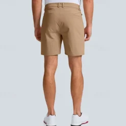 Men's Dress Shorts Work Shorts Golf Shorts Pocket Plain Comfort Breathable Knee Length Outdoor Business Sports Casual Black White