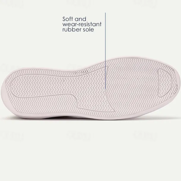 Men's Dress Sneakers Leather Italian Full-Grain Cowhide Slip Resistant Lace-up Black Red