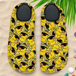 Men's Duck Printed Water Shoes – Waterproof & Comfortable Style for Men in Water - based Activities, Beach Volleyball & River Walks