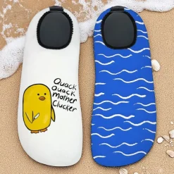 Men's Duck Printed Water Shoes – Waterproof & Comfortable Style for Men in Water - based Activities, Beach Volleyball & River Walks