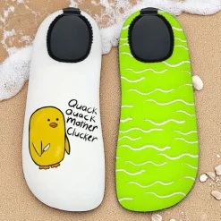 Men's Duck Printed Water Shoes – Waterproof & Comfortable Style for Men in Water - based Activities, Beach Volleyball & River Walks