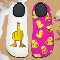 Men's Duck Printed Water Shoes – Waterproof & Comfortable Style for Men in Water - based Activities, Beach Volleyball & River Walks