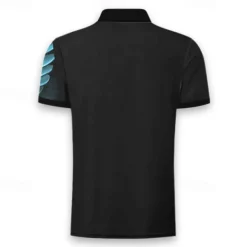 Men's Eagle Zip Polo Shirts Golf Shirt Short Sleeve Polo Shirts Collared Shirts Casual Funny Streetwear Vacation Wear Party Outfits 3D Print Quarter Zip Polo Summer Spring Blue