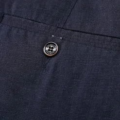 Men's Easy Care Cotton Linen Athletic Pants Active Pants Trousers Drawstring Elastic Drawstring Waist Solid Color Wearable Full Length Formal Wedding Outdoor Elegant Vacation Light Khaki Black Micro-e