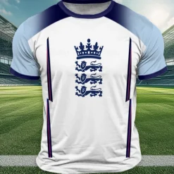 Men's England T shirt Short Sleeve T shirt 3D Print Crew Neck Shirt Outdoor Athleisure Blue Summer Spring Clothing Apparel S M L XL XXL XXXL
