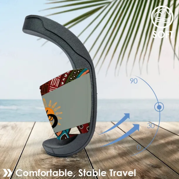 Men's Ethnic Print Non-Slip Pool Slides – Lightweight Summer Slippers with Tribal Kokopelli Design for Beach and Poolside