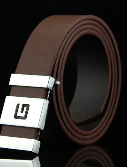 Men's Faux Leather Belt Casual Belt Black Blue Faux Leather leatherette Fashion Party Work Solid Color Office / Career Daily Wear