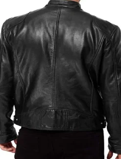 Men's Faux Leather Jacket Transition Jacket Biker Jacket Motorcycle Jacket Daily Thermal Warm Rain Waterproof Fall & Winter Solid Colored Stand Collar Regular Regular Fit Silver Black White Yellow