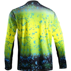 Men's Fishing Shirt Outdoor Long Sleeve UPF50+ UV Protection Breathable Quick Dry Lightweight Top Summer Spring Outdoor Fishing Yellow / Black Dark Gray Green Black