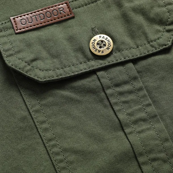 Men's Flag American US Flag Letter Printed Work Shirt Western Shirt Cargo Shirt Short Sleeve Western Style Tactical Fashion Casual Going out Summer Turndown Buttons Print Black Army Green Khaki Dark