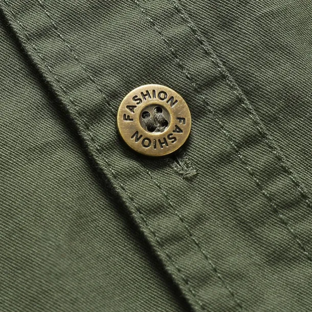 Men's Flag American US Flag Letter Printed Work Shirt Western Shirt Cargo Shirt Short Sleeve Western Style Tactical Fashion Casual Going out Summer Turndown Buttons Print Black Army Green Khaki Dark