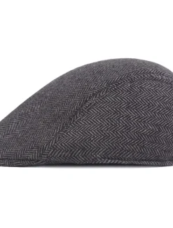 Men's Flat Cap Light Grey Dark Gray Cotton Streetwear Stylish 1920s Fashion Outdoor Daily Going out Graphic Prints Warm