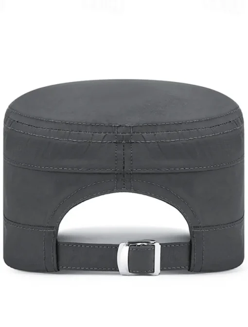 Men's Flat Cap Sun Hat Trucker Hat Navy Blue Blue Polyester Fashion Casual Street Daily Plain Adjustable Sunscreen Breathable