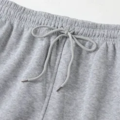 Men's Fleece Pants Sweatpants Joggers Trousers Cargo Sweatpants Drawstring Elastic Waist Multi Pocket Plain Comfort Warm Full Length Outdoor Casual Daily Sports Fashion Black White