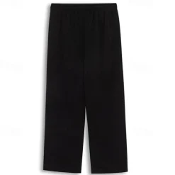 Men's Fleece Pants Sweatpants Joggers Trousers Straight Leg Sweatpants Elastic Waist Straight Leg Solid Color Plain Breathable Comfortable Full Length Sports Outdoor Daily Wear Casual / Sporty