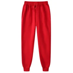 Men's Fleece Pants Sweatpants Joggers Winter Pants Trousers Pocket Drawstring Elastic Waist Solid Color Warm Full Length Daily Casual Plus velvet Loose Fit Light gray-pure light board Dark gray-light