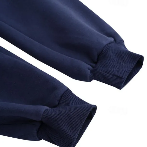 Men's Fleece Pants Sweatpants Joggers Winter Pants Trousers Pocket Drawstring Elastic Waist Solid Color Warm Full Length Daily Casual Plus velvet Loose Fit Light gray-pure light board Dark gray-light