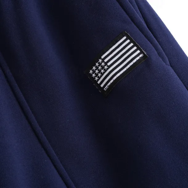 Men's Fleece Pants Sweatpants Trousers Straight Leg Sweatpants Flared Sweatpants Pocket Drawstring Elastic Waist Color Block Comfort Breathable Outdoor Daily Going out Fashion Casual Black-White Black