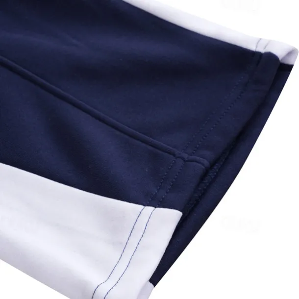 Men's Fleece Pants Sweatpants Trousers Straight Leg Sweatpants Flared Sweatpants Pocket Drawstring Elastic Waist Color Block Comfort Breathable Outdoor Daily Going out Fashion Casual Black-White Black