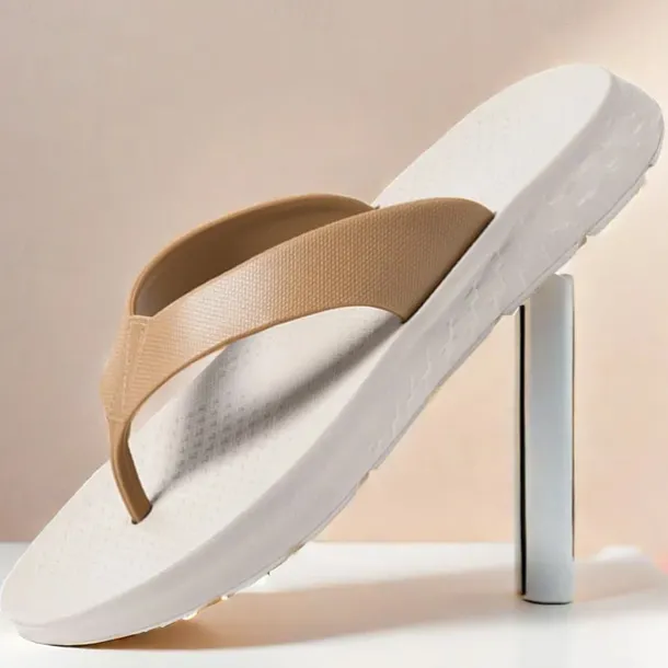 Men's Flip Flops - Durable EVA Sole with Comfortable Straps for Beach, Pool and Casual Summer Wear