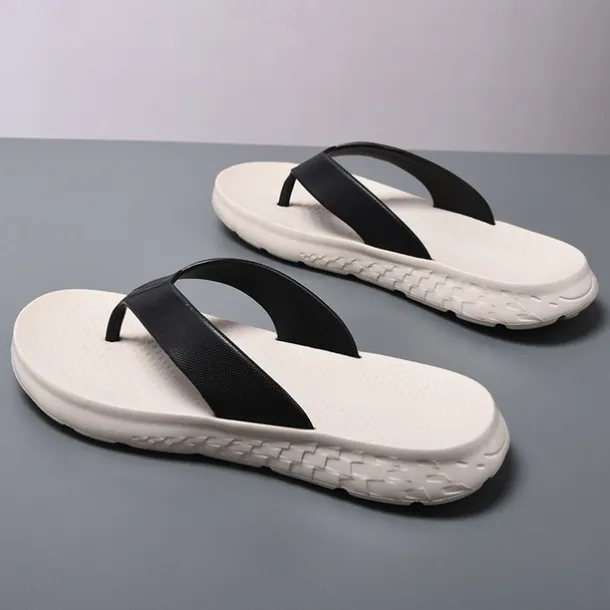 Men's Flip Flops - Durable EVA Sole with Comfortable Straps for Beach, Pool and Casual Summer Wear