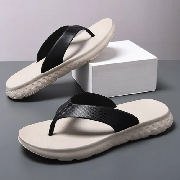 Men's Flip Flops - Durable EVA Sole with Comfortable Straps for Beach, Pool and Casual Summer Wear