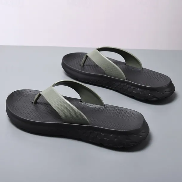Men's Flip Flops - Durable EVA Sole with Comfortable Straps for Beach, Pool and Casual Summer Wear